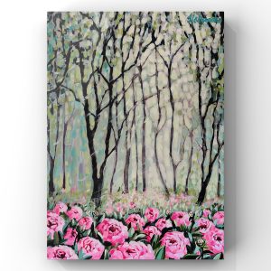 Seria leśna: Ogród pełen marzeń 80x60cm