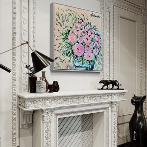 Flower Symphony: Peonie 70x70cm