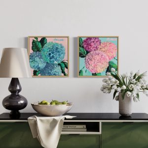 Floral: Hortensje pink