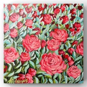 Floral: Róże 40x40cm