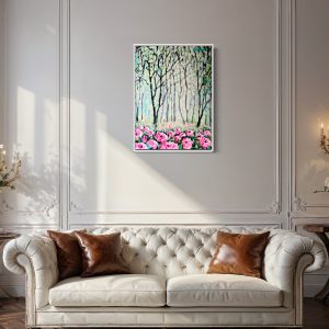 Seria leśna: Ogród pełen marzeń 80x60cm