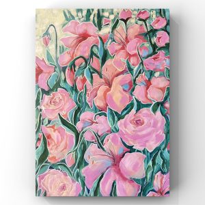 Dream Garden: Kolory Duszy 80x50cm w złotej ramie
