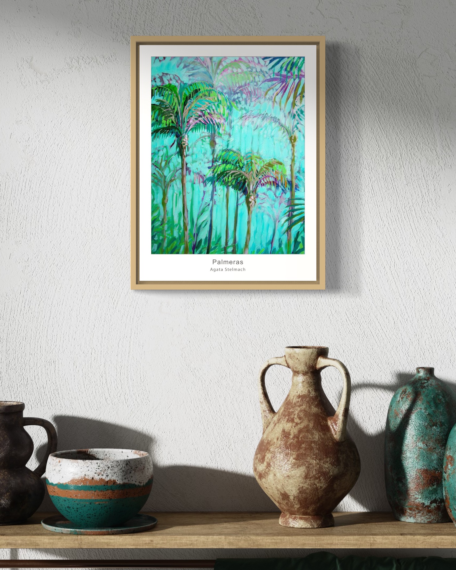 Palmeras azul - obrazek 4