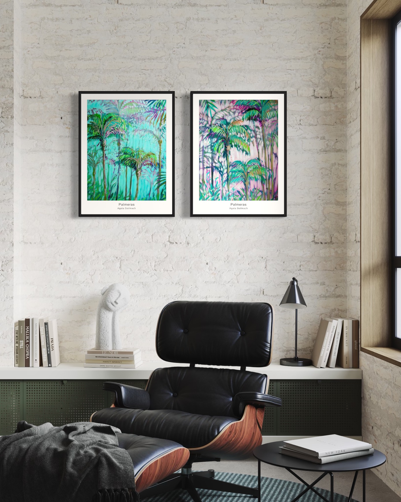 Zestaw "Palmeras grandes", 2x A2+ (43,2x61cm), dostawa w cenie! - obrazek 13
