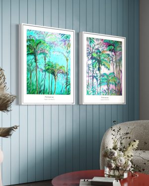 Zestaw „Palmeras grandes”, 2x A2+ (43,2x61cm), dostawa w cenie!