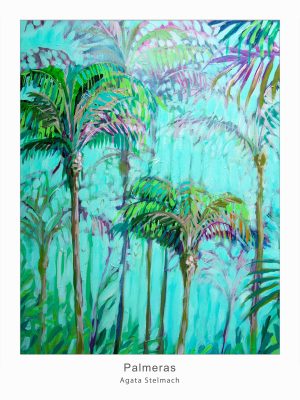 Palmeras azul