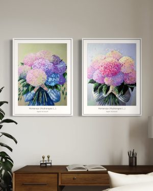 Zestaw hortensji 2x A2+ (43,2x61cm), dostawa w cenie!