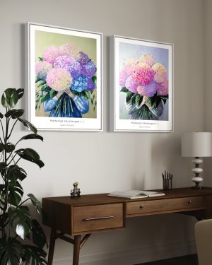 Zestaw hortensji 2x A2+ (43,2x61cm), dostawa w cenie!