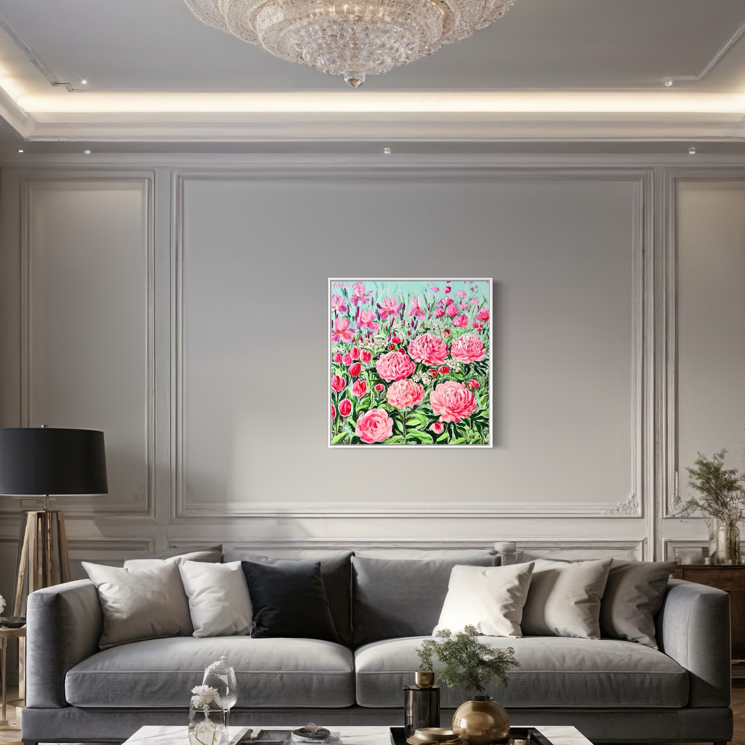 Dream Garden: Full blooming 60x60cm - obrazek 4