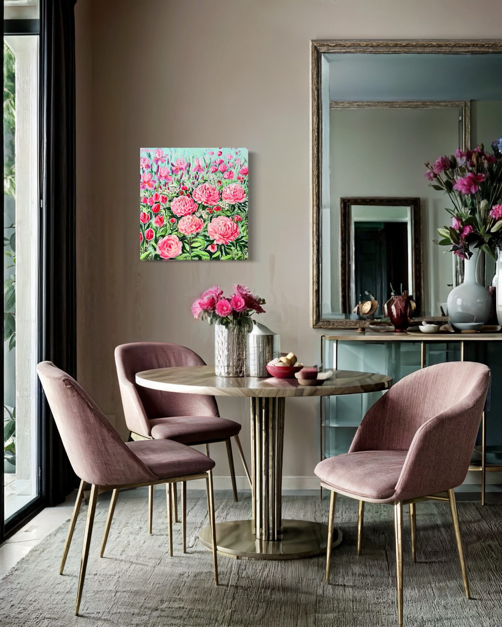 Dream Garden: Full blooming 60x60cm - obrazek 5
