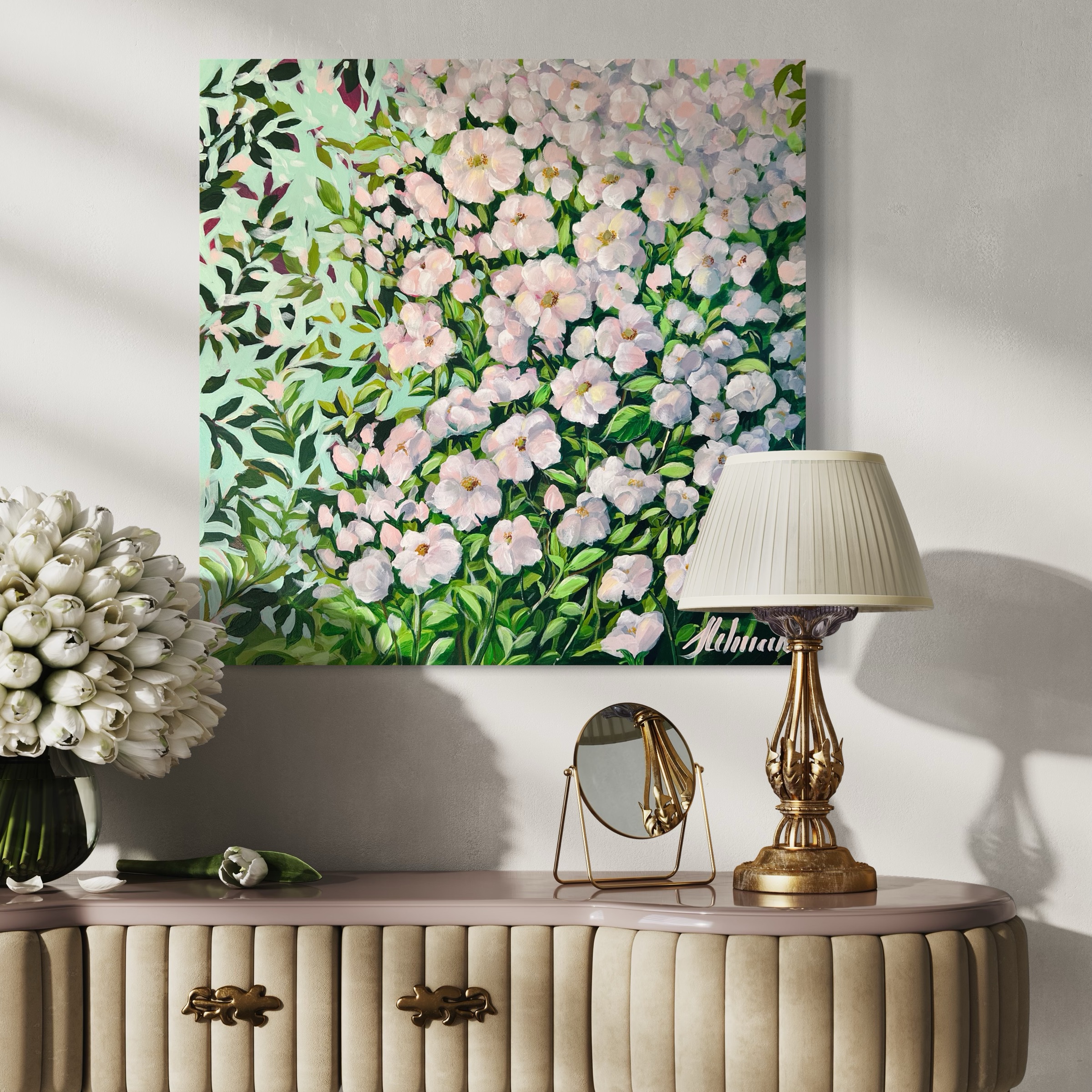 Dream Garden: Dzika r贸偶a 馃 60x60cm - obrazek 4