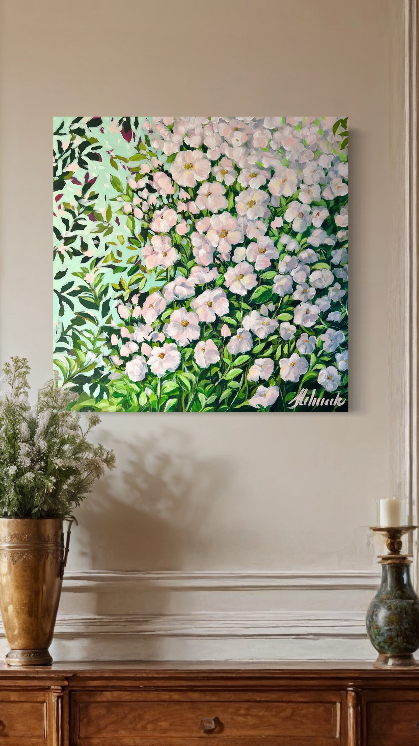 Dream Garden: Dzika r贸偶a 馃 60x60cm - obrazek 6