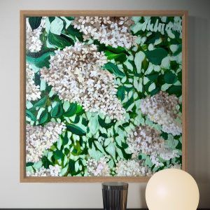 Dream Garden: Bez Biały 40x40cm w ramie typu pudełkowego