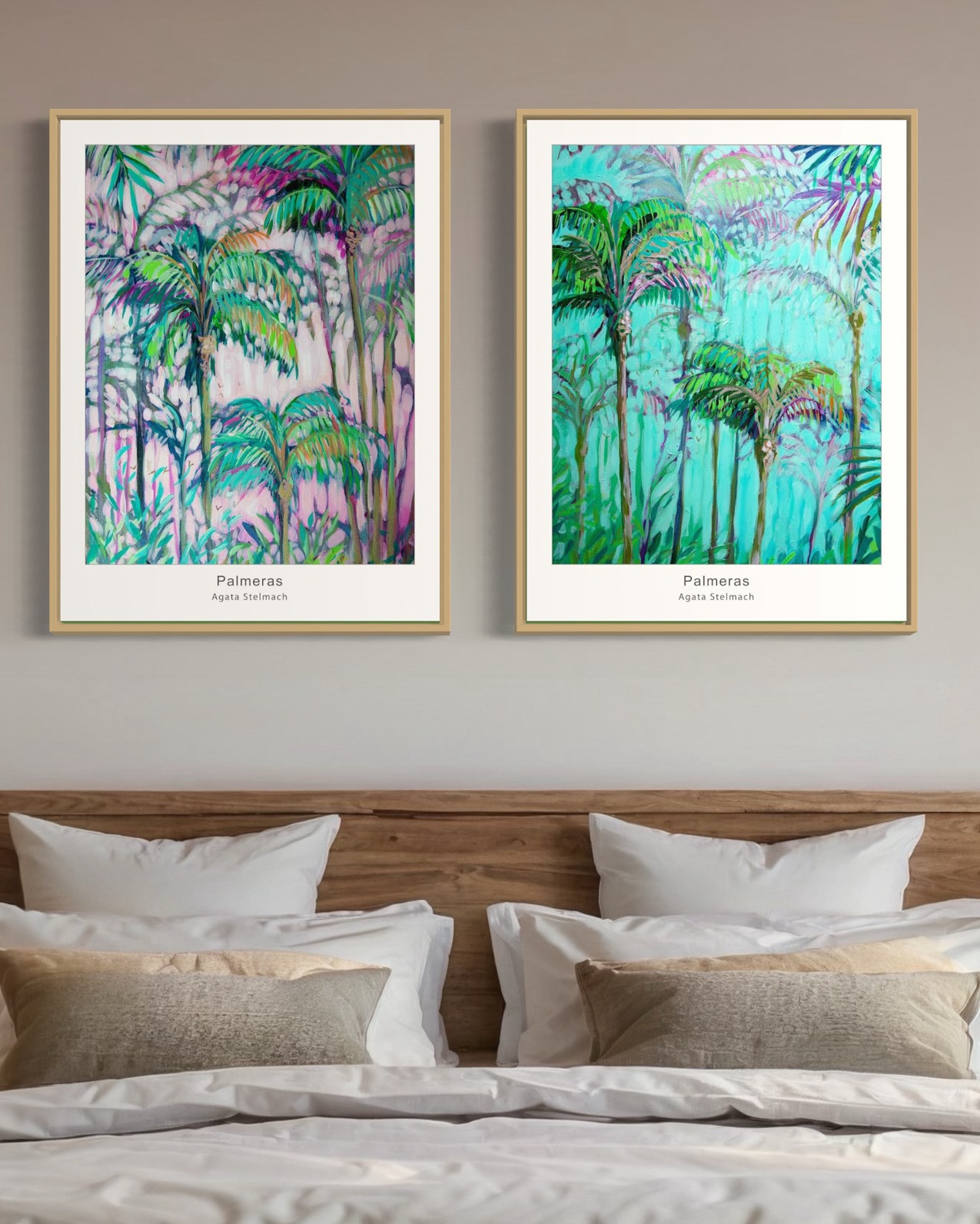 Zestaw "Palmeras grandes", 2x A2+ (43,2x61cm), dostawa w cenie! - obrazek 8