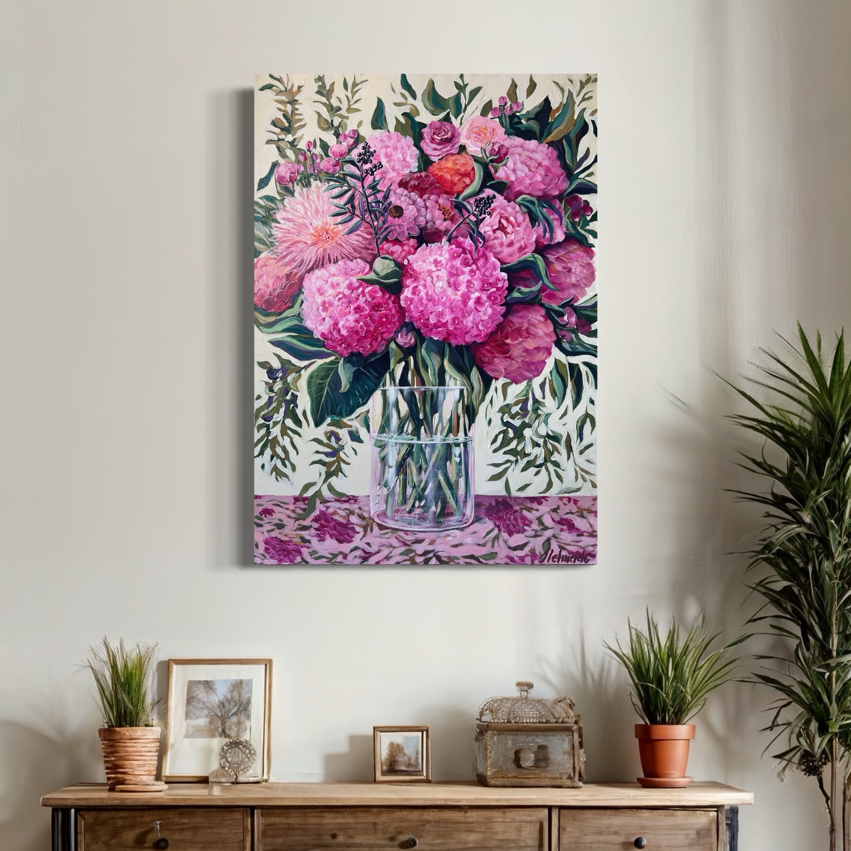 Flower Symphony: Fall in Love 100x70cm - obrazek 10