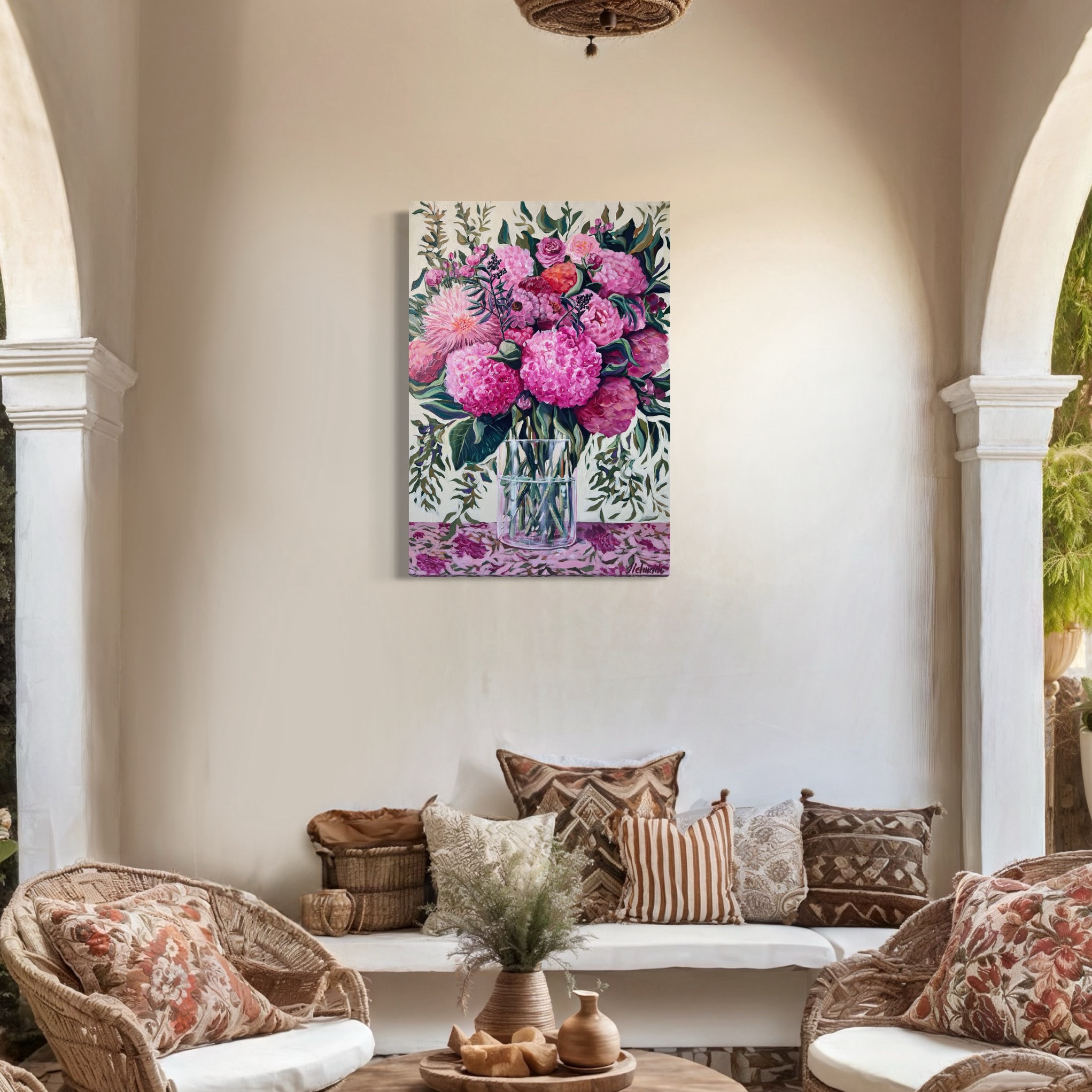 Flower Symphony: Fall in Love 100x70cm - obrazek 7