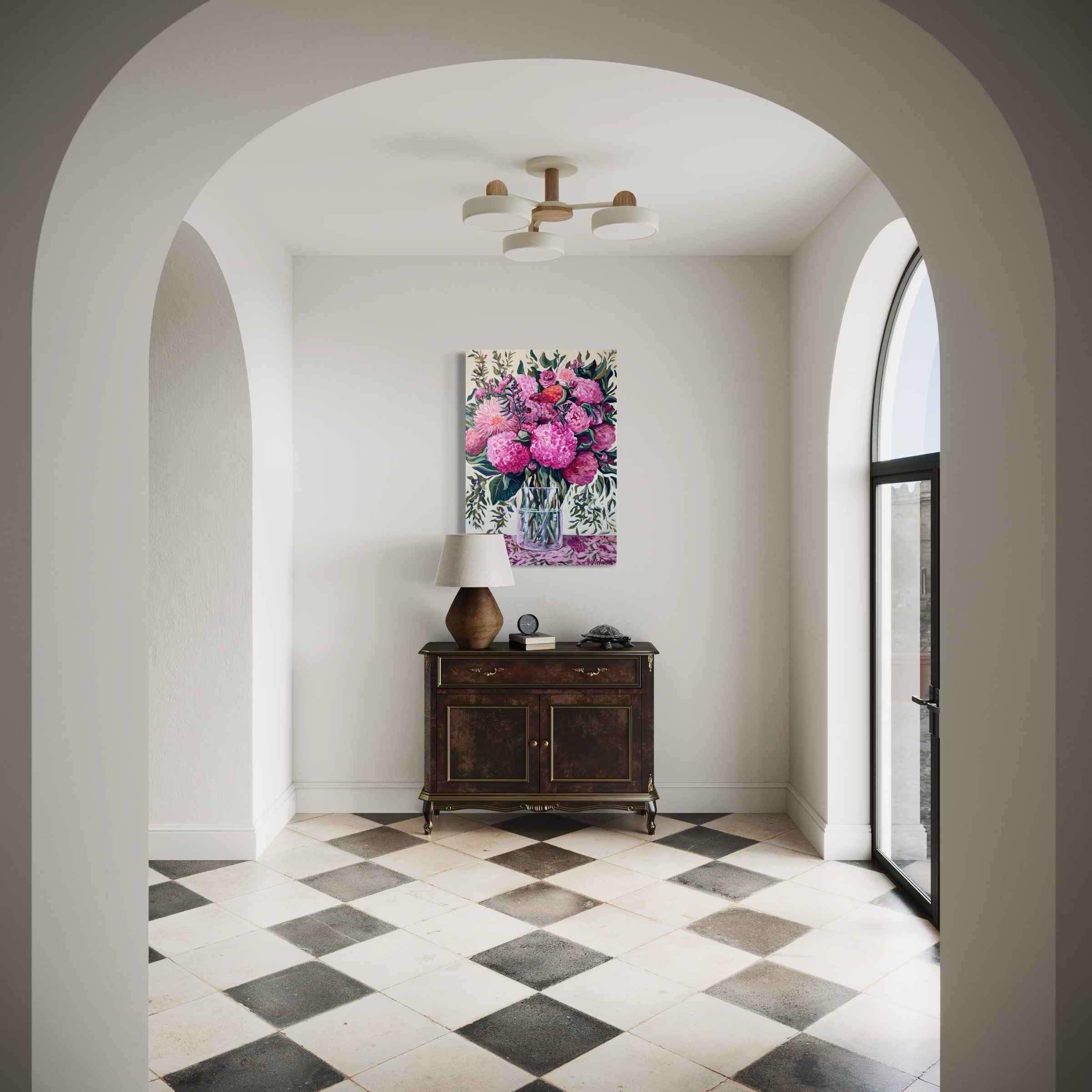 Flower Symphony: Fall in Love 100x70cm - obrazek 6
