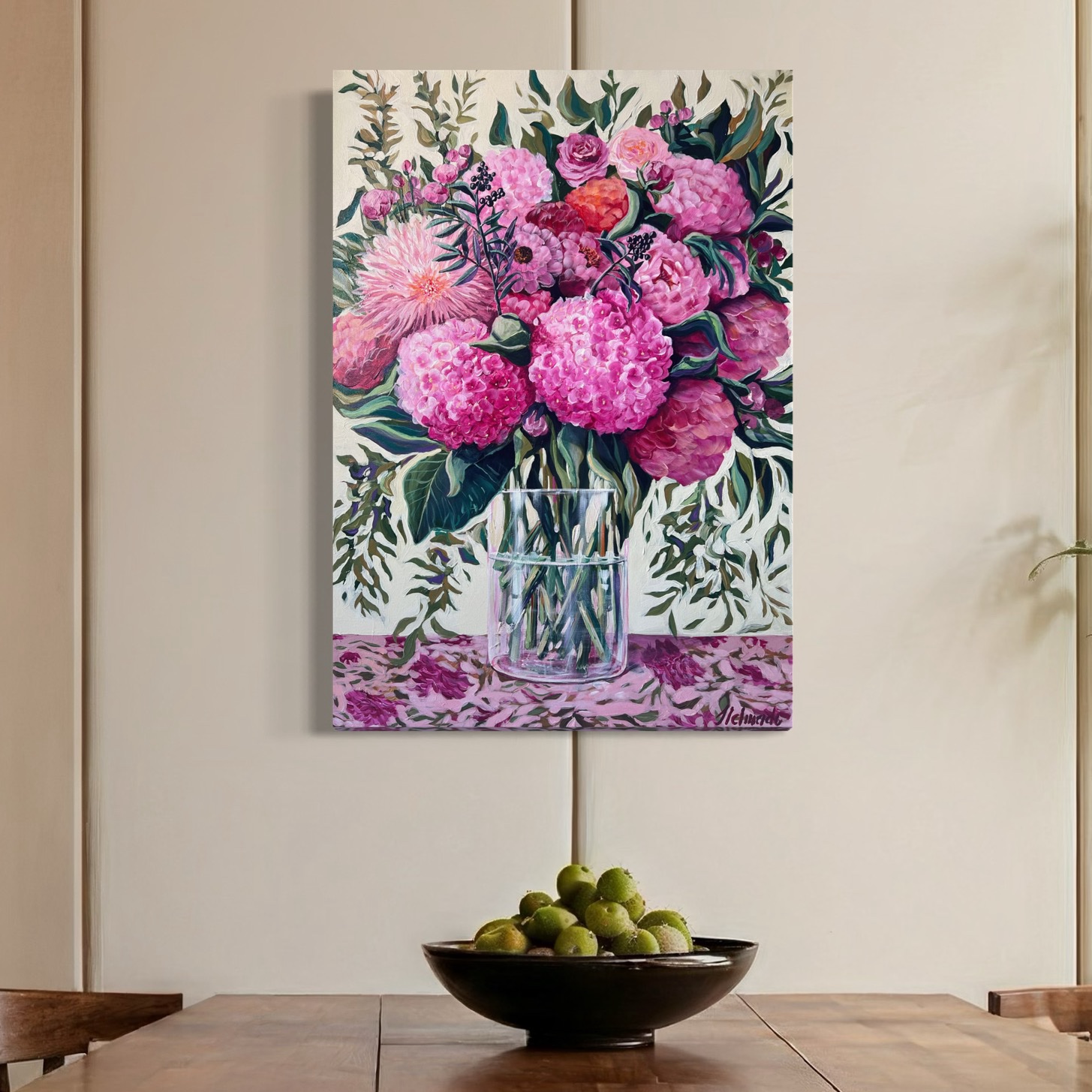 Flower Symphony: Fall in Love 100x70cm - obrazek 5