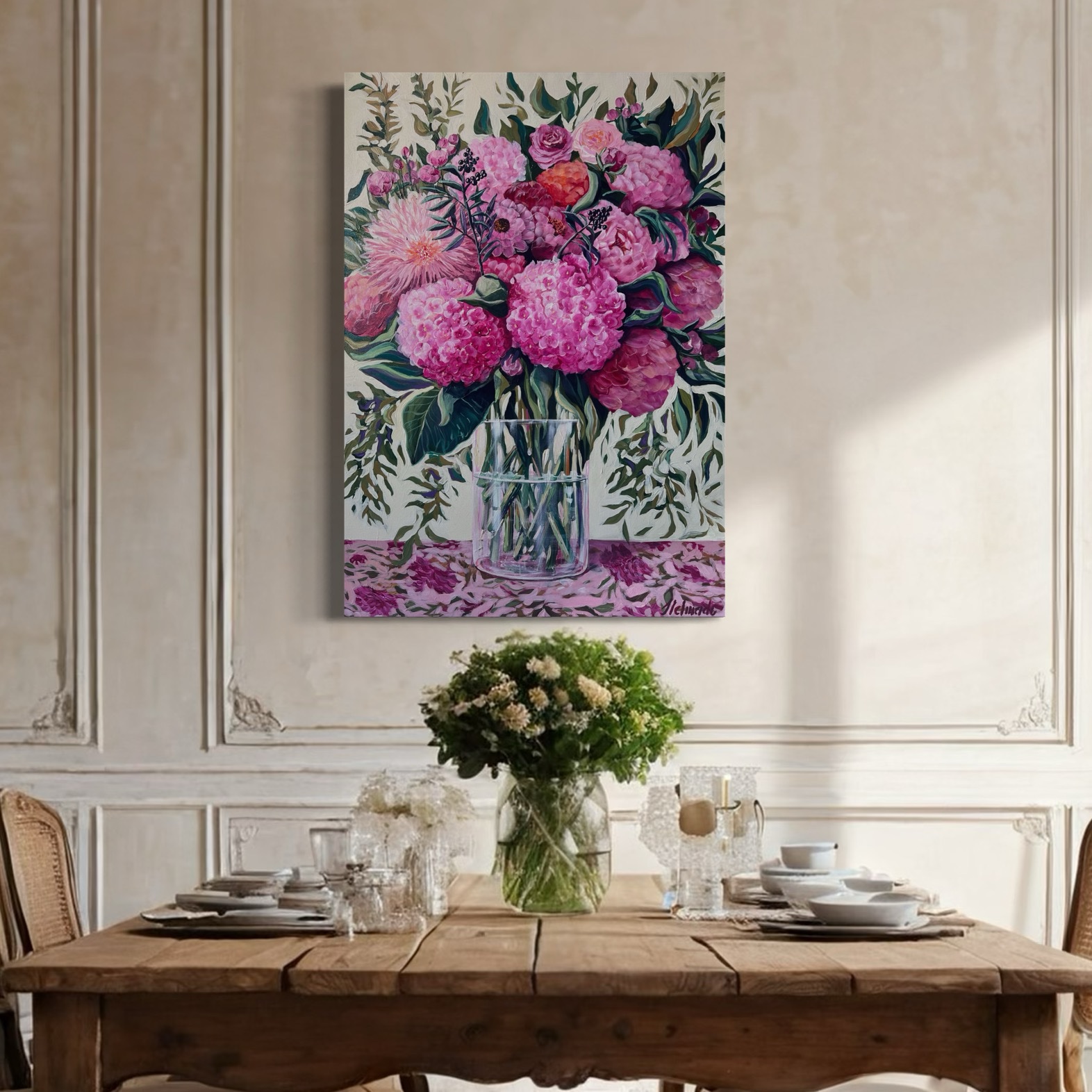 Flower Symphony: Fall in Love 100x70cm - obrazek 3