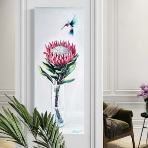 Flower Symphony:  Odwaga  100x40cm