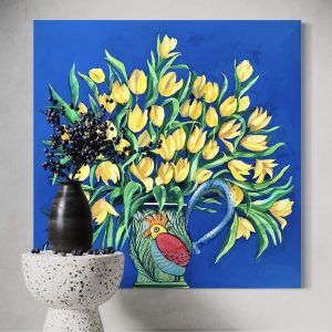 Flower Symphony:  Tulips 100x100cm