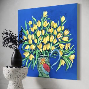 Flower Symphony:  Tulips 100x100cm