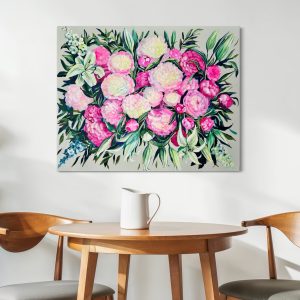 Flower Symphony:  Peony 100x80cm