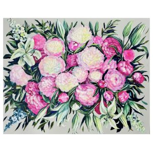 Flower Symphony:  Peony 100x80cm