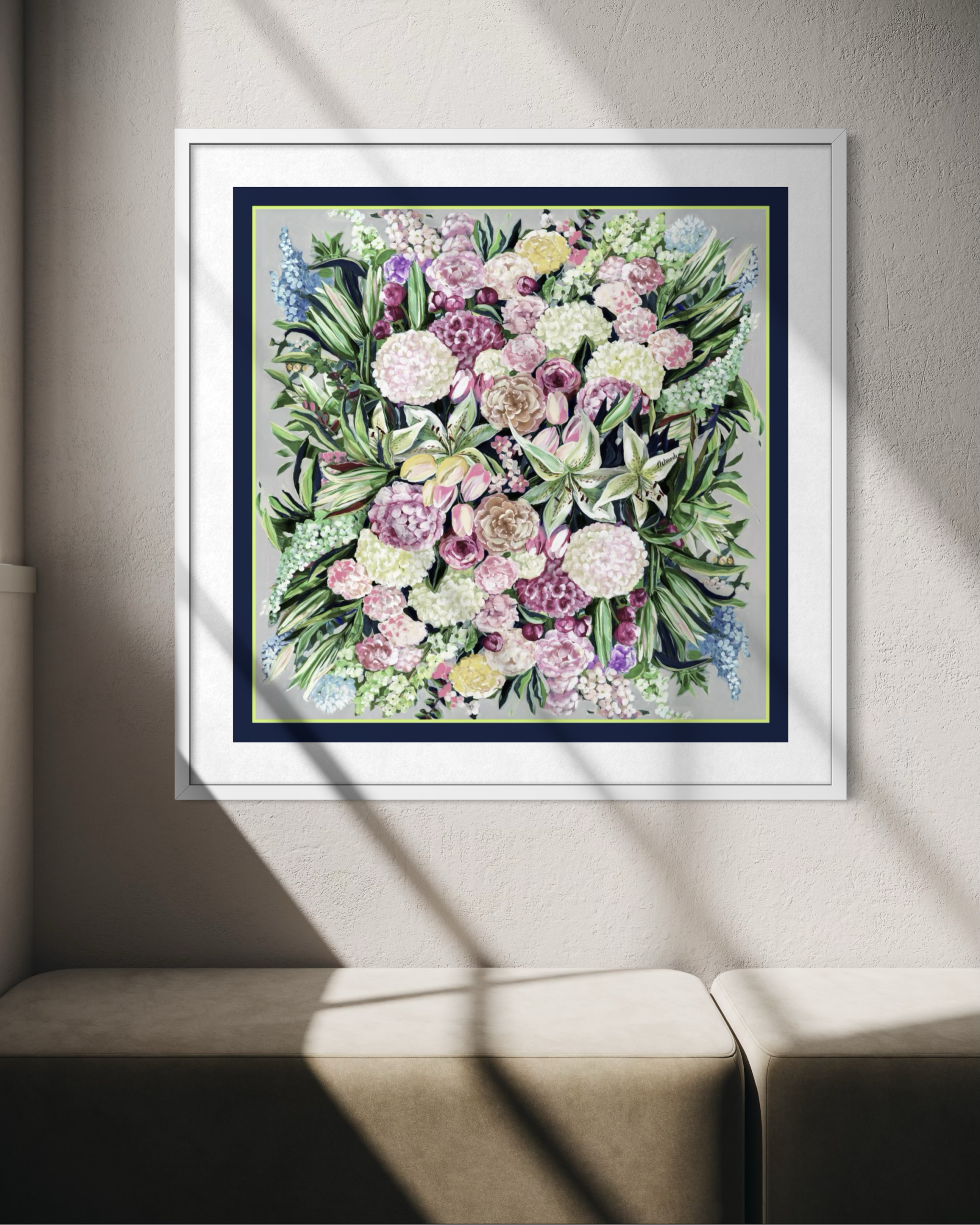 Dream Garden: Flower Symphony
50x50cm Fine Art - obrazek 6