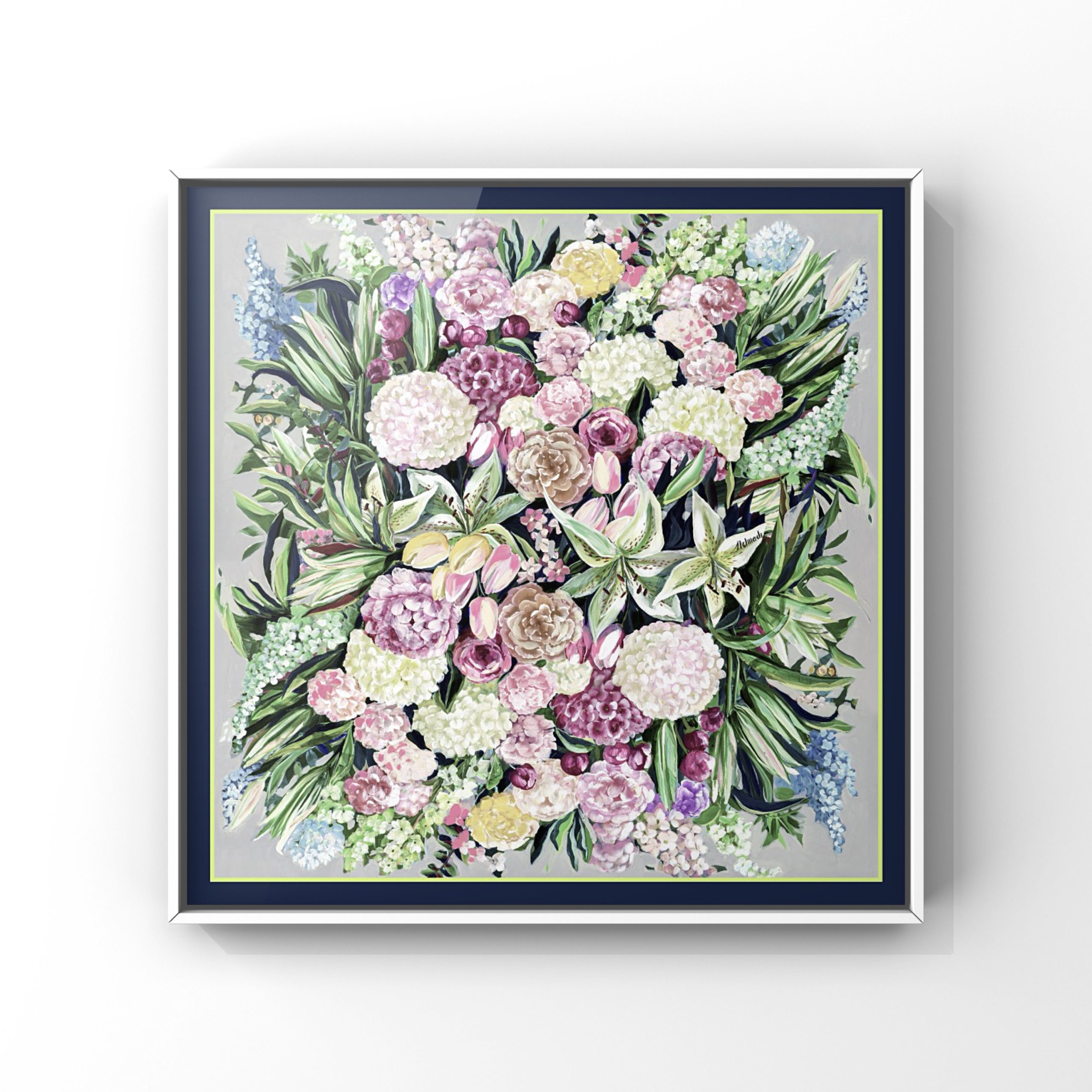 Dream Garden: Flower Symphony
50x50cm Fine Art