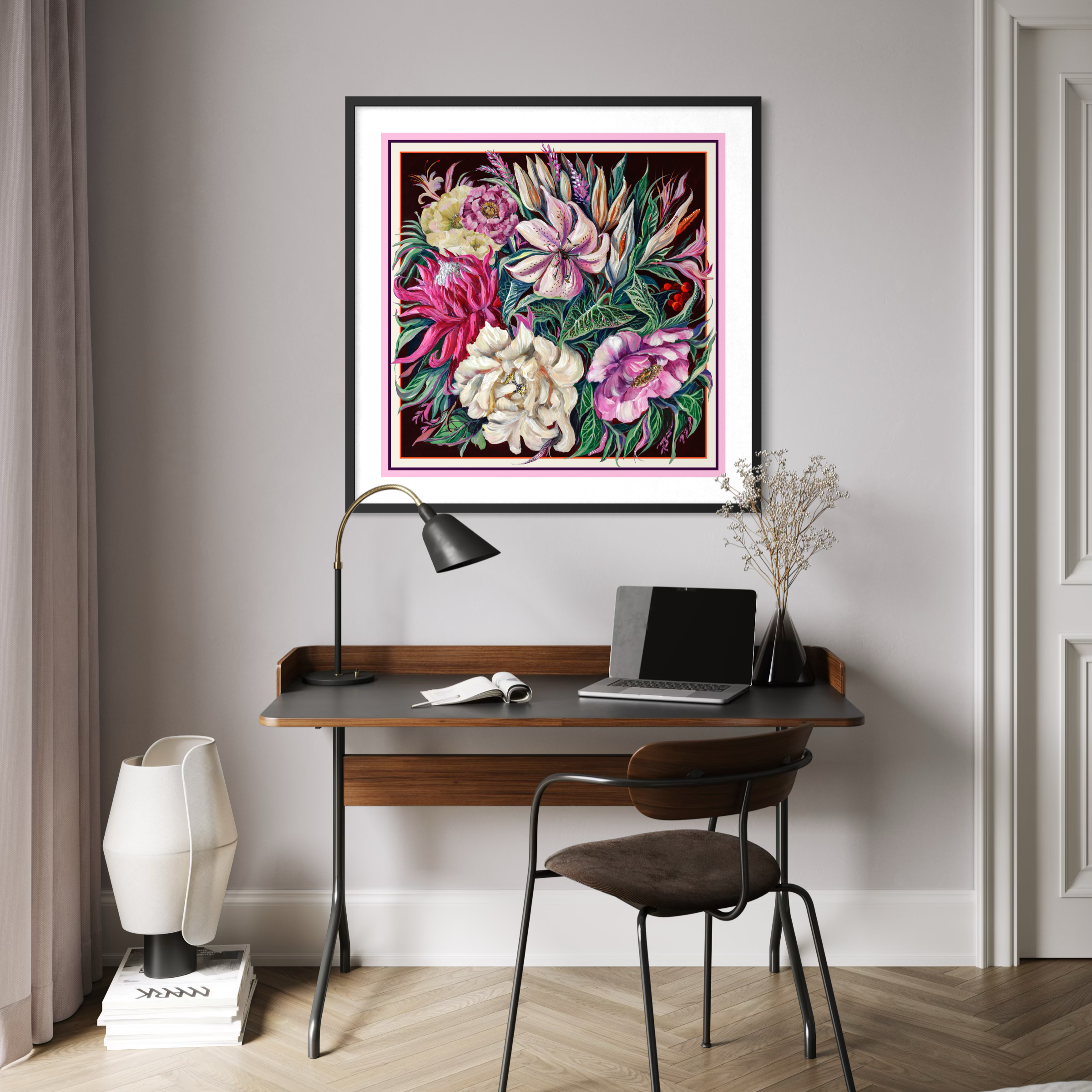 Deep Feeling: Deep Chocolate Reprodukcja 50x50cm Fine Art - obrazek 3
