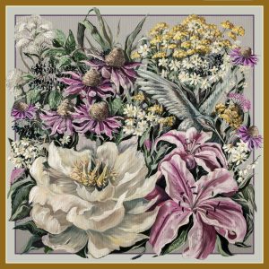 Deep Feeling: Summer Flowers. Reprodukcja 50x50cm Fine Art